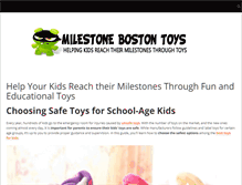 Tablet Screenshot of milestoneboston.com